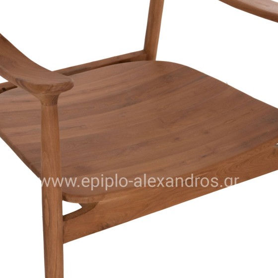 ΠΟΛΥΘΡΟΝΑ LOUNGE RANGER HM18255.01 ΞΥΛΟ TEAK ΣΕ ΦΥΣΙΚΟ 70x73x73Υεκ.