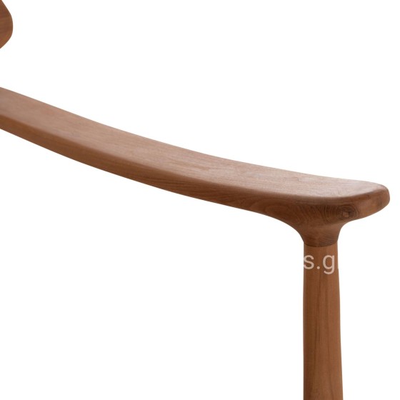 LOUNGE ARMCHAIR RANGER HM18255.01 TEAK WOOD IN NATURAL 70x73x73Hcm.