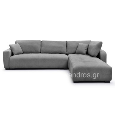 CORNER SOFA REVERSIBLE MEDEL HM3288.01 GREY P.E. FABRIC 296x208x80Hcm.