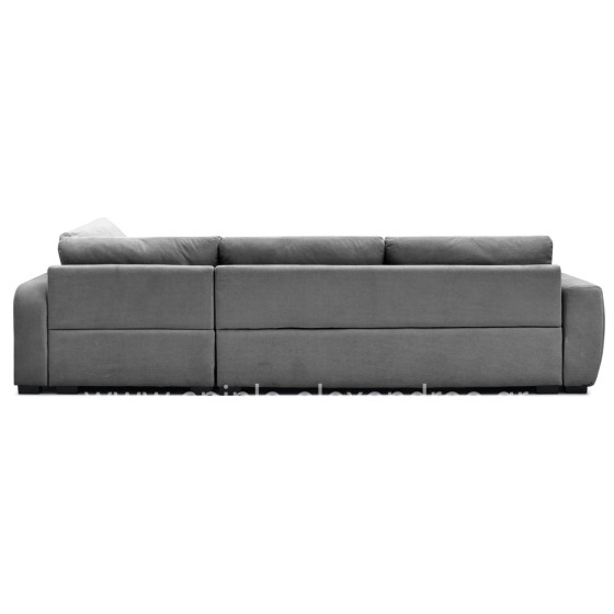 CORNER SOFA REVERSIBLE MEDEL HM3288.01 GREY P.E. FABRIC 296x208x80Hcm.