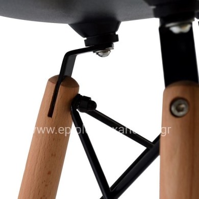 Bar Stool Renata Black HM0173.02 47x50x108 cm