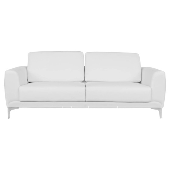 Sofa 3 seater Kenzie HM3121.32 with White PU 190x81x81  cm