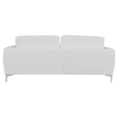 ΚΑΝΑΠΕΣ 3ΘΕΣΙΟΣ KENZIE HM3121.32 ΜΕ ΛΕΥΚΟ PU 190x81x81 εκ.