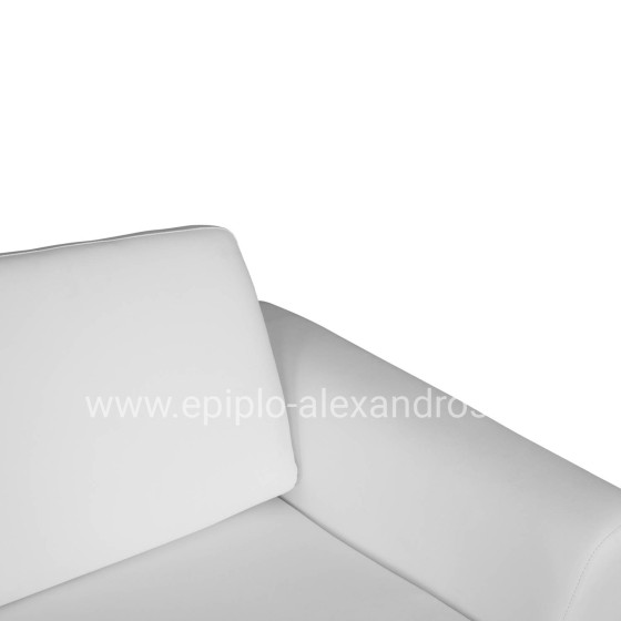 Sofa 3 seater Kenzie HM3121.32 with White PU 190x81x81  cm