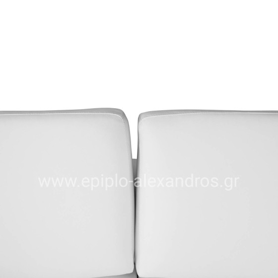 ΚΑΝΑΠΕΣ 3ΘΕΣΙΟΣ KENZIE HM3121.32 ΜΕ ΛΕΥΚΟ PU 190x81x81 εκ.