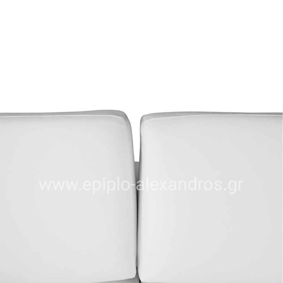 ΚΑΝΑΠΕΣ 3ΘΕΣΙΟΣ KENZIE HM3121.32 ΜΕ ΛΕΥΚΟ PU 190x81x81 εκ.