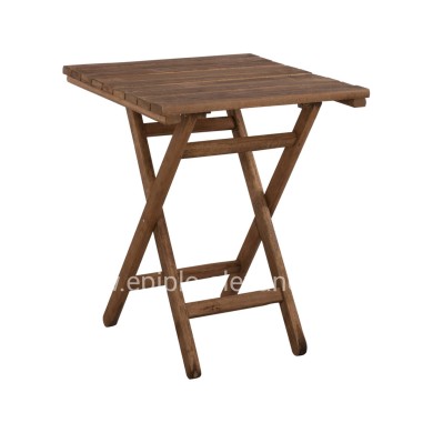 Director's Table LIMNOS 60x60x72 solid oak wood Walnut Color HM5647.01