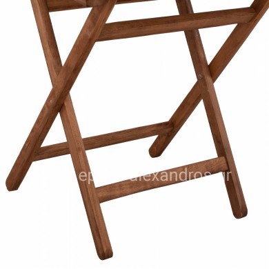 Director's Table Limnos 60x80 Solid Wood Impregnation Walnut HM5651.01