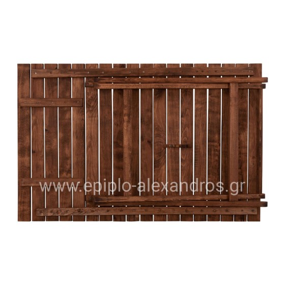 Director's Table Limnos Solid Wood Impregnation Walnut HM5649.01 120x80x75cm