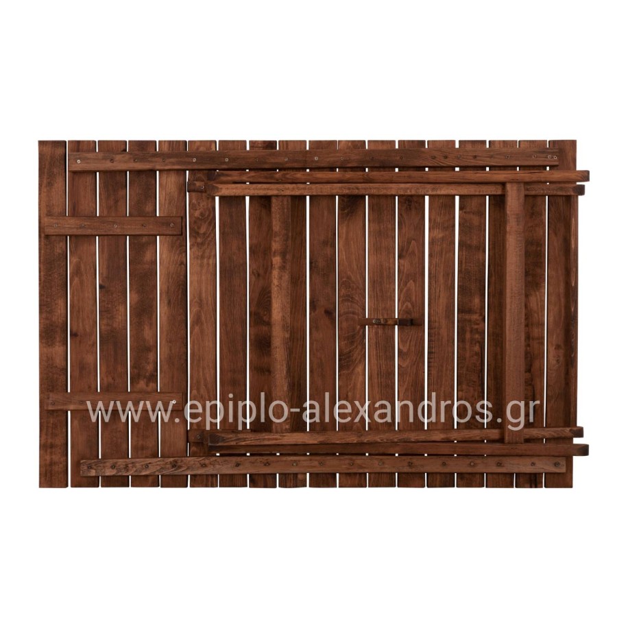 Director's Table Limnos Solid Wood Impregnation Walnut HM5649.01 120x80x75cm