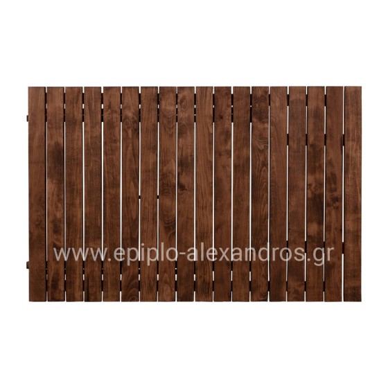 Director's Table Limnos Solid Wood Impregnation Walnut HM5649.01 120x80x75cm