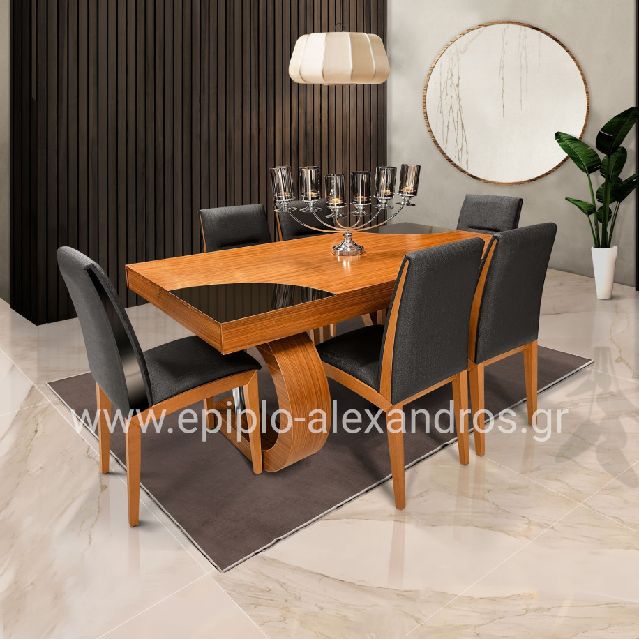 Dining Table Νο800 With 6 K16 Chairs
