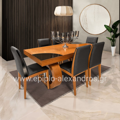 Dining Table Νο800 With 6 K16 Chairs