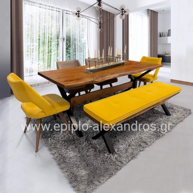Dining Table Νο800 With 6 K16 Chairs