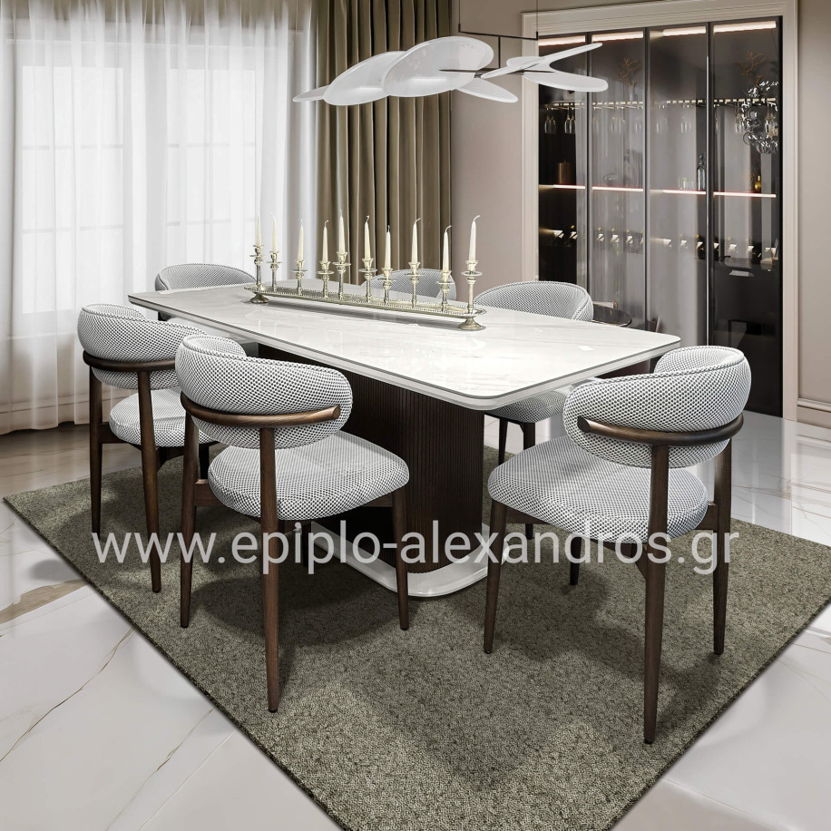 Dining Table Élysée With 6 Chairs Ibiza