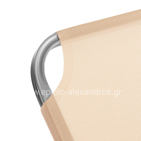 Professional Sunbed Aluminum HM5071.60 cream color 60x195x30 cm