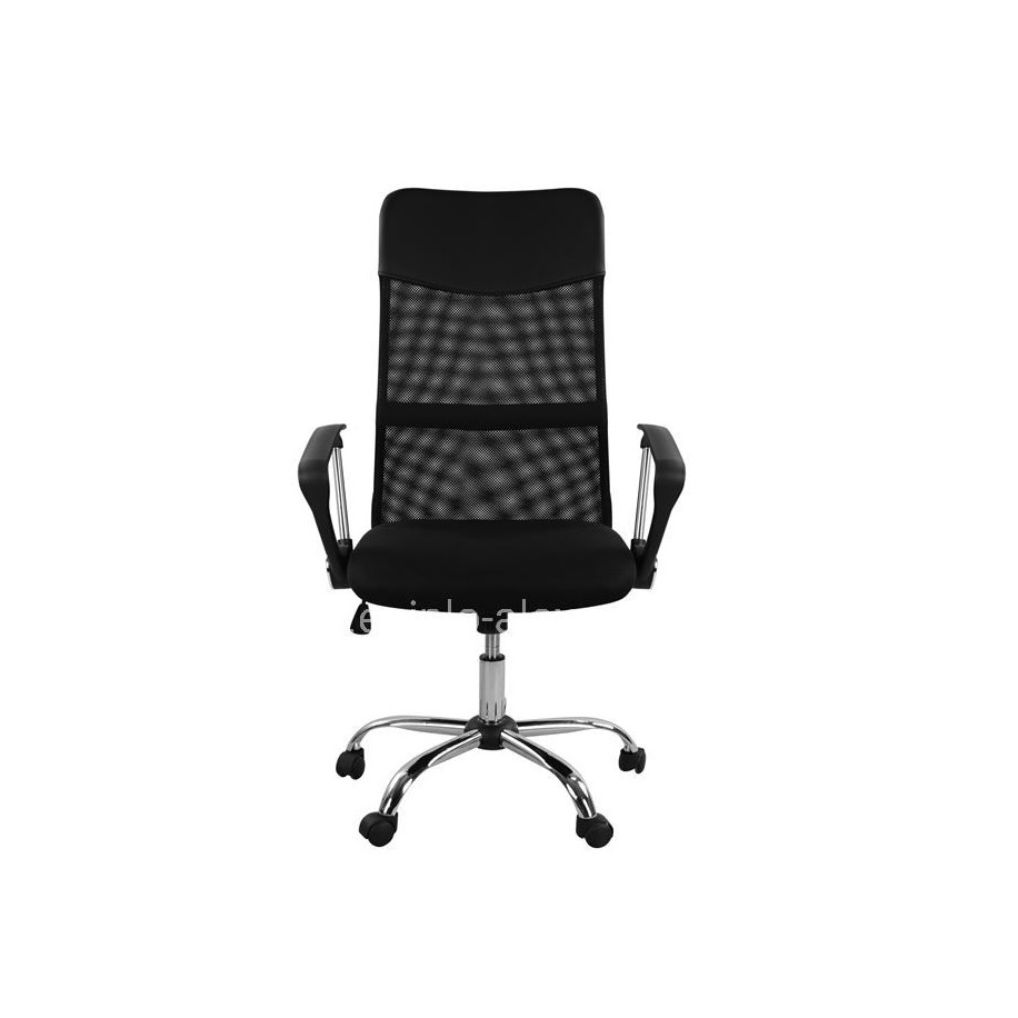 Office chair HM1000.01 Black With Mesh and chromed base 61x56x118 cm