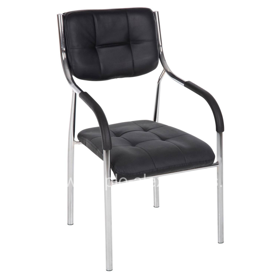 ΚΑΡΕΚΛΑ ΕΠΙΣΚΕΠΤΟΥ OBERON HM1018.01 ΜΑΥΡΟ PU 51x52x86Υ εκ.