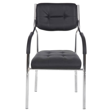 Conference office chair OBERON HM1018.01 Black PU 51x52x86Ηcm