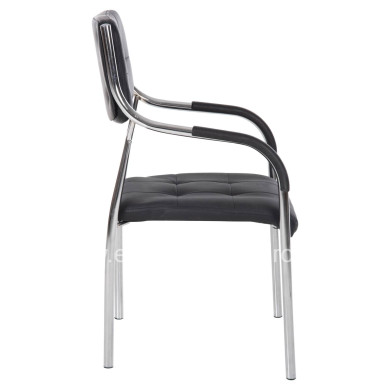 Conference office chair OBERON HM1018.01 Black PU 51x52x86Ηcm