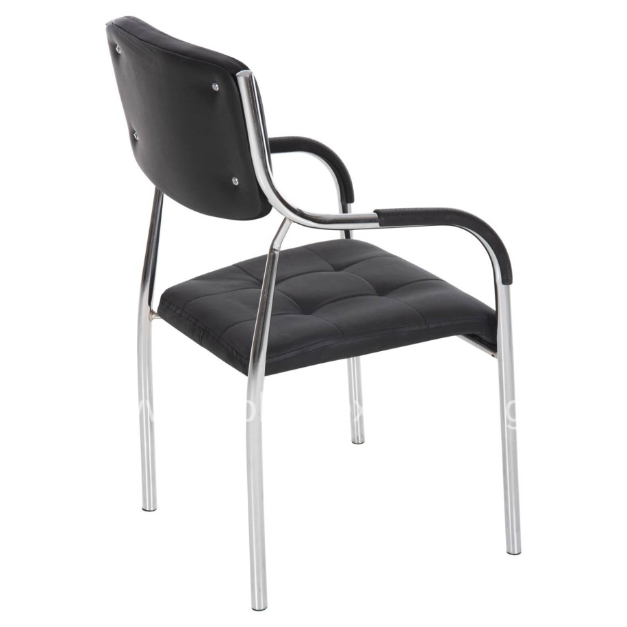 Conference office chair OBERON HM1018.01 Black PU 51x52x86Ηcm