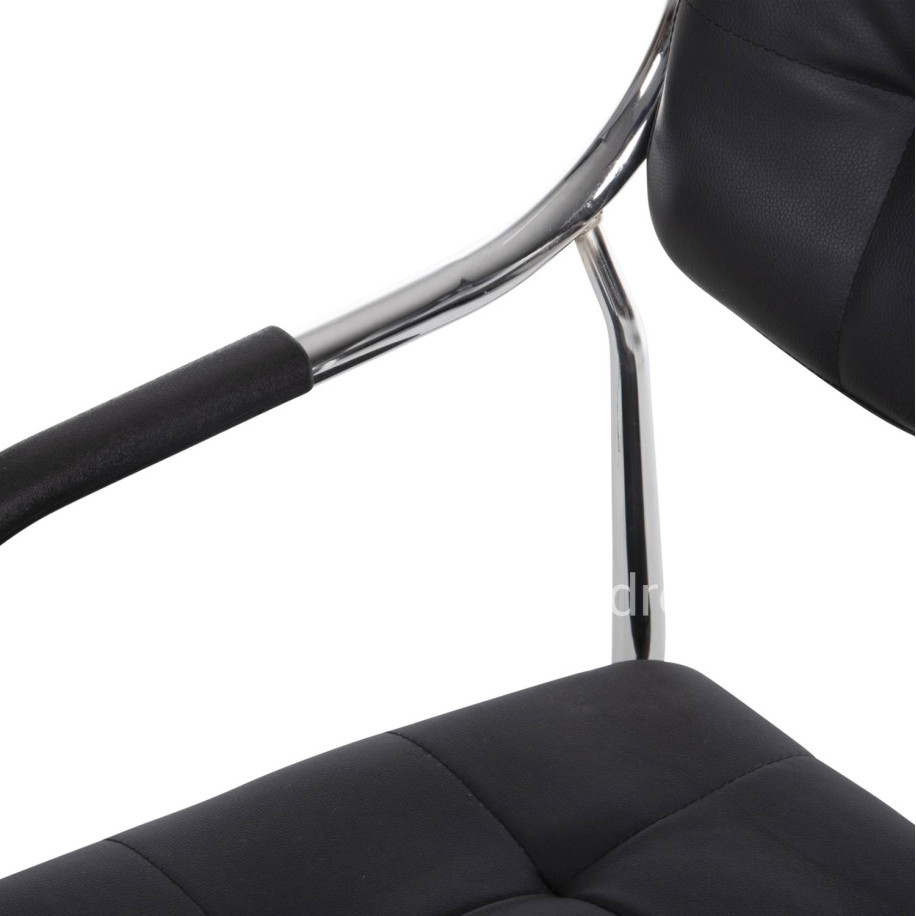 Conference office chair OBERON HM1018.01 Black PU 51x52x86Ηcm