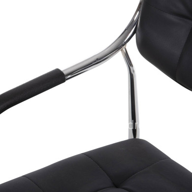 Conference office chair OBERON HM1018.01 Black PU 51x52x86Ηcm