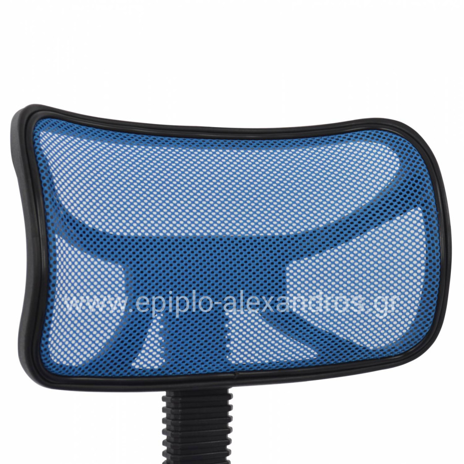 Office chair HM1026.06 blue with mesh fabric 40,5x50,5x91,5 cm.