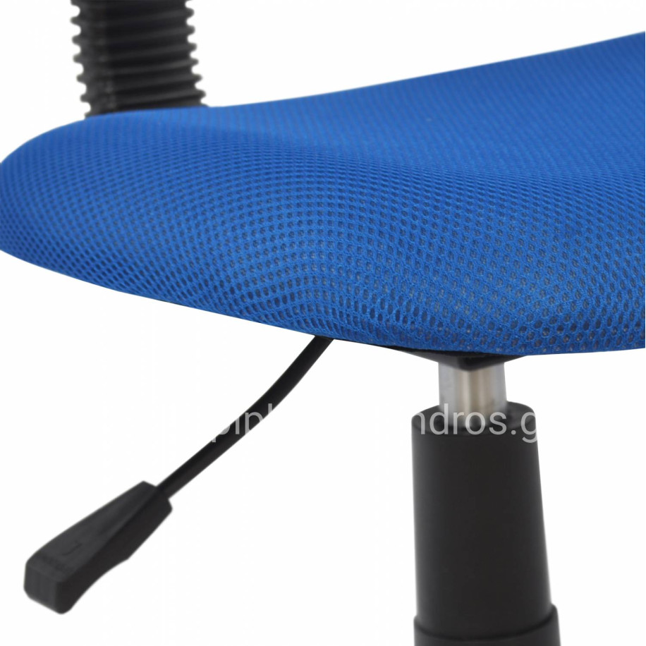 Office chair HM1026.06 blue with mesh fabric 40,5x50,5x91,5 cm.