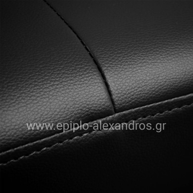 Sofa/Bed HM3001.02 Thom with folding arms Black PU 189x93x82 cm