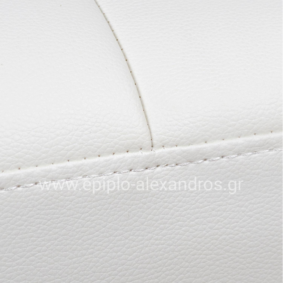 Sofa/Bed HM3001.01 Thom with folding arms White PU 189x93x82 cm