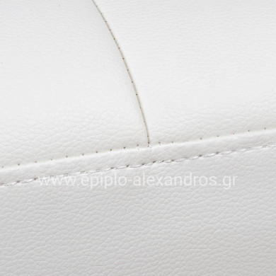 Sofa/Bed HM3001.01 Thom with folding arms White PU 189x93x82 cm