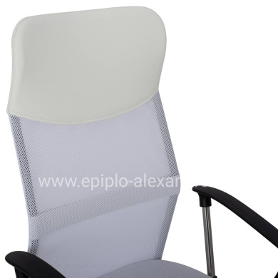Office chair HM1000.04 White Mesh chromed leg 61x58x118
