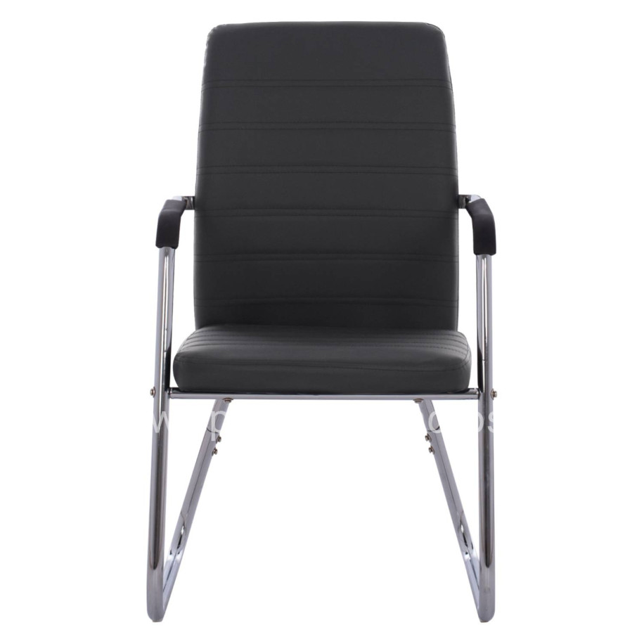 Conference chair HM1021.01 With arms and black PU 54x60x94 cm