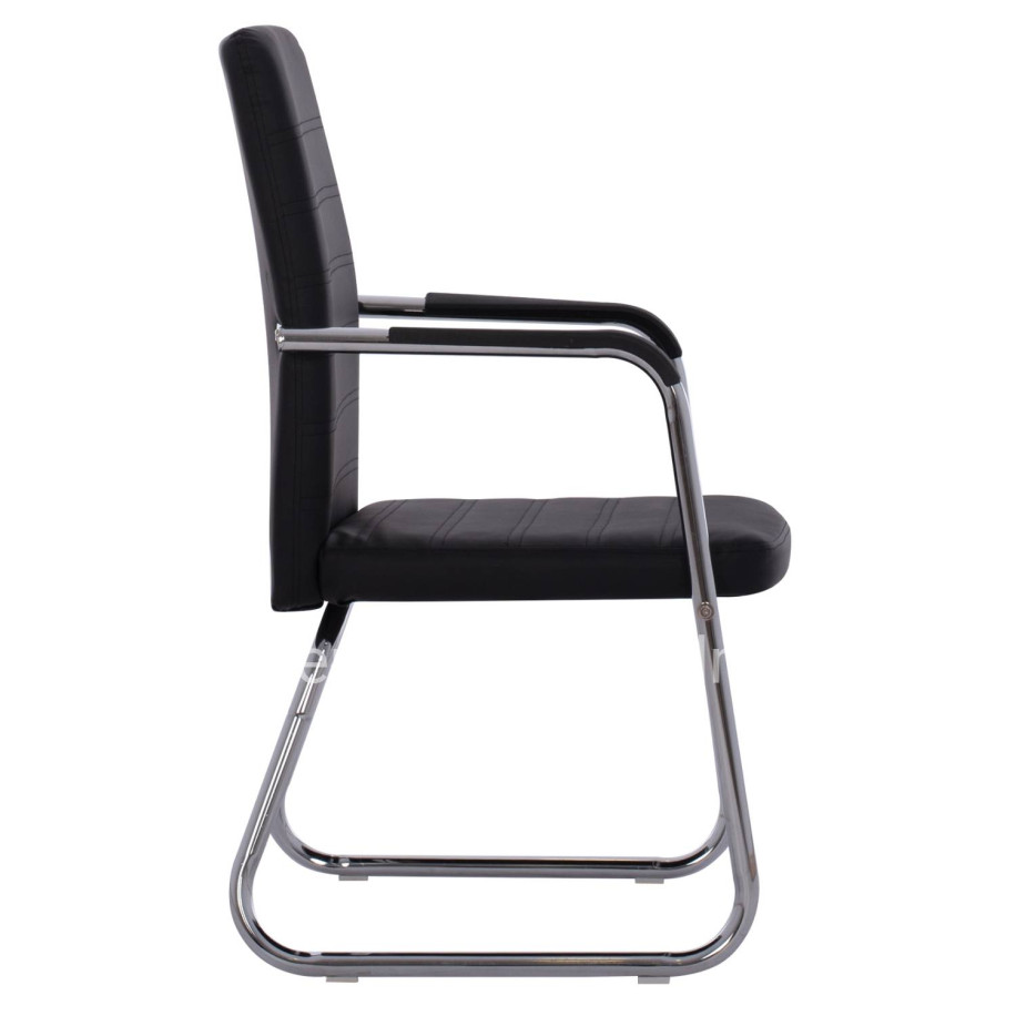 Conference chair HM1021.01 With arms and black PU 54x60x94 cm