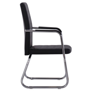 Conference chair HM1021.01 With arms and black PU 54x60x94 cm