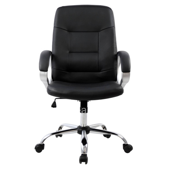 Manager's office chair HM1024.01 with chromed base 64x55x120 cm.