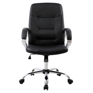 Manager's office chair HM1024.01 with chromed base 64x55x120 cm.