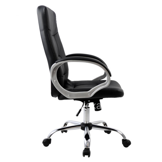 Manager's office chair HM1024.01 with chromed base 64x55x120 cm.