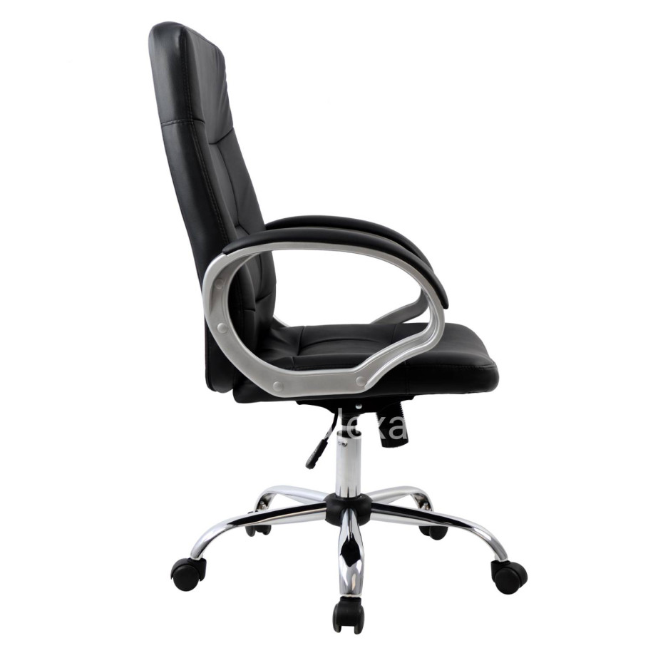 Manager's office chair HM1024.01 with chromed base 64x55x120 cm.