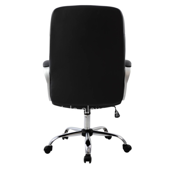 Manager's office chair HM1024.01 with chromed base 64x55x120 cm.