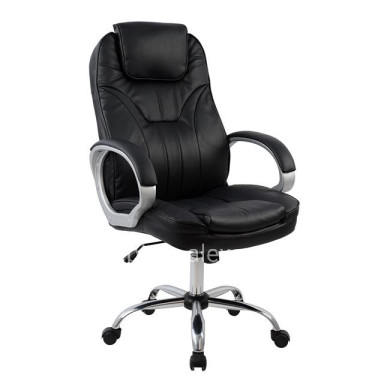 Manager's office chair HM1025.01 with chromed base 65x71x106,5 cm.