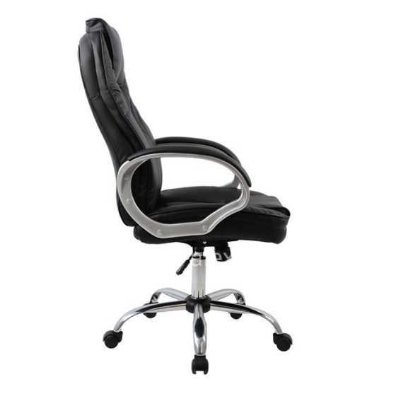 Manager's office chair HM1025.01 with chromed base 65x71x106,5 cm.