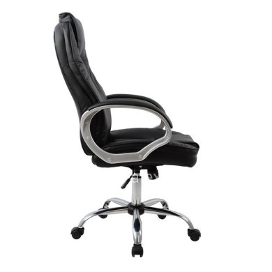 Manager's office chair HM1025.01 with chromed base 65x71x106,5 cm.