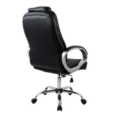 Manager's office chair HM1025.01 with chromed base 65x71x106,5 cm.