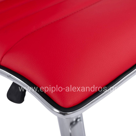 Bar Stool Nexus with gas lift & red PU HM209.04 40x47.5x115cm