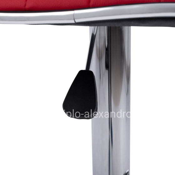 Bar Stool Nexus with gas lift & red PU HM209.04 40x47.5x115cm