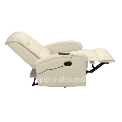 HM0026.02 Armchair, massage mechanism, PU OFF-WHITE 80x96x97 cm
