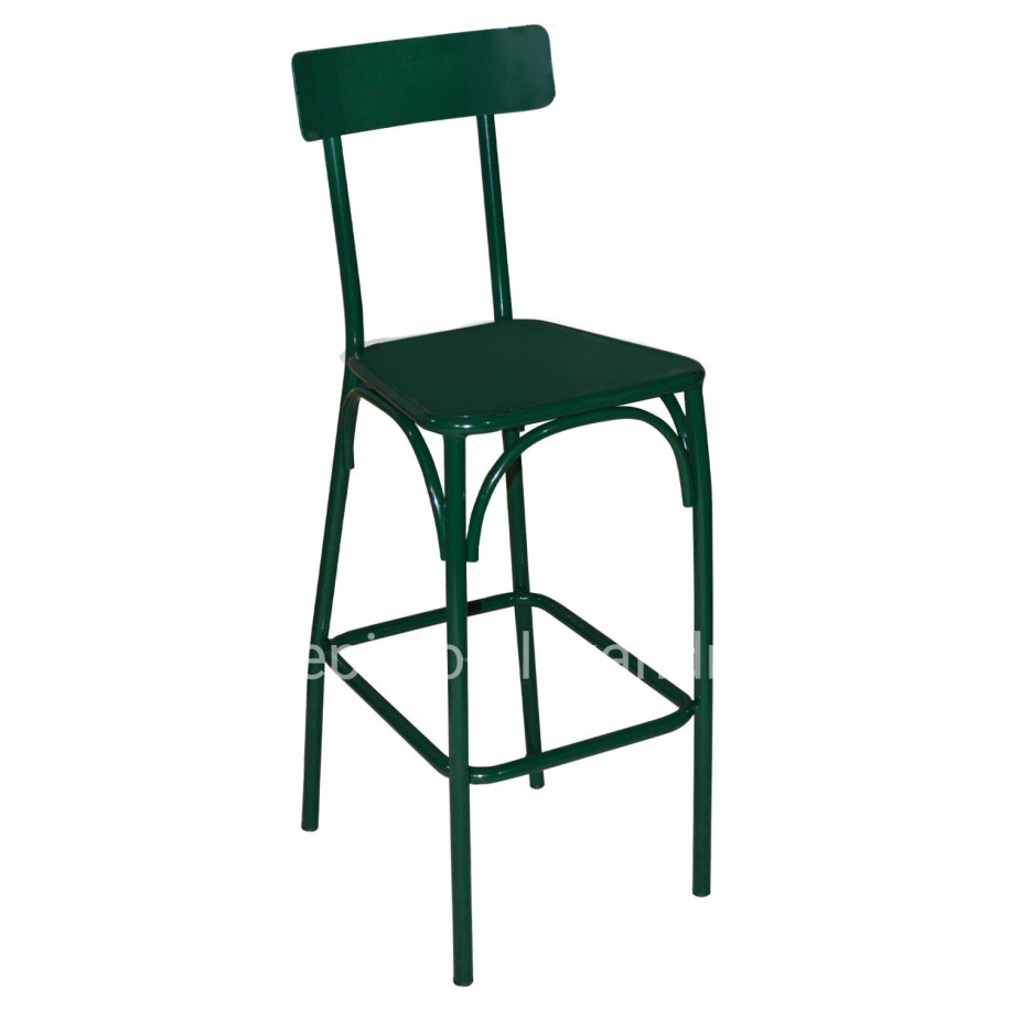 Metallic Stool with sheet metal 75cm height 383-E/P 38x47x113cm