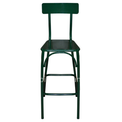 Metallic Stool with sheet metal 75cm height 383-E/P 38x47x113cm